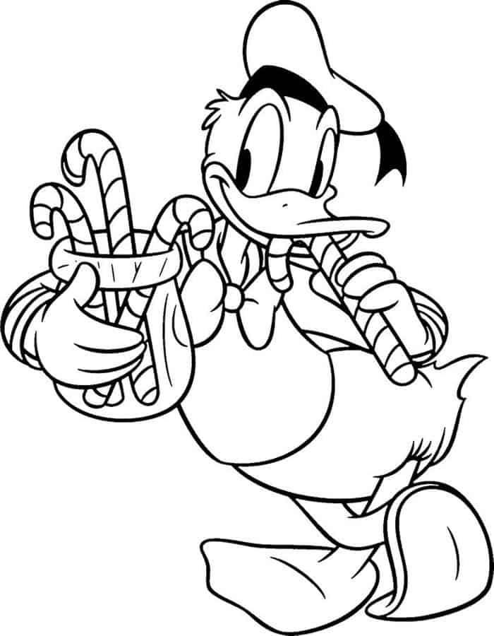 International Donald Duck Coloring Pages