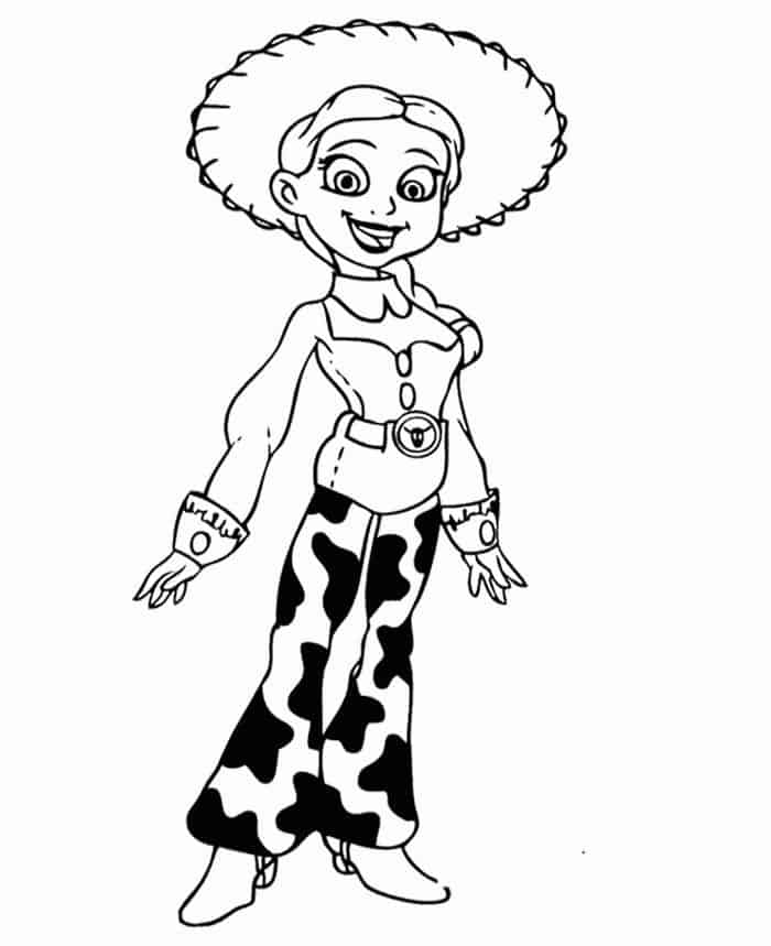 Jessie Coloring Pages Toy Story