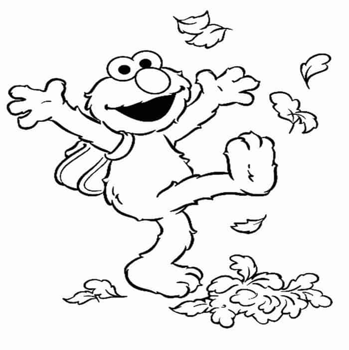 Kids Fall Coloring Pages