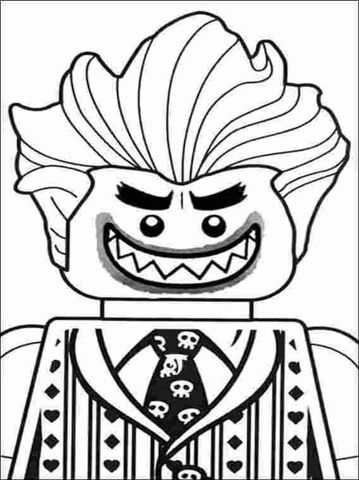 Lego Joker Coloring Pages