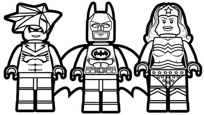 Lego Justice League Coloring Pages