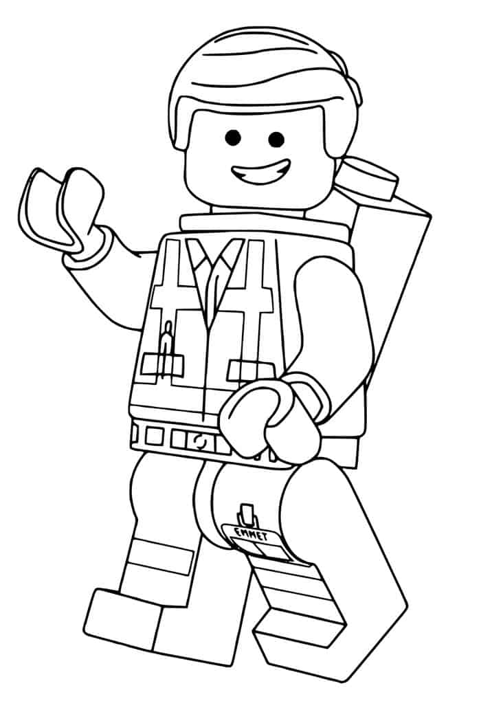Lego People Coloring Pages