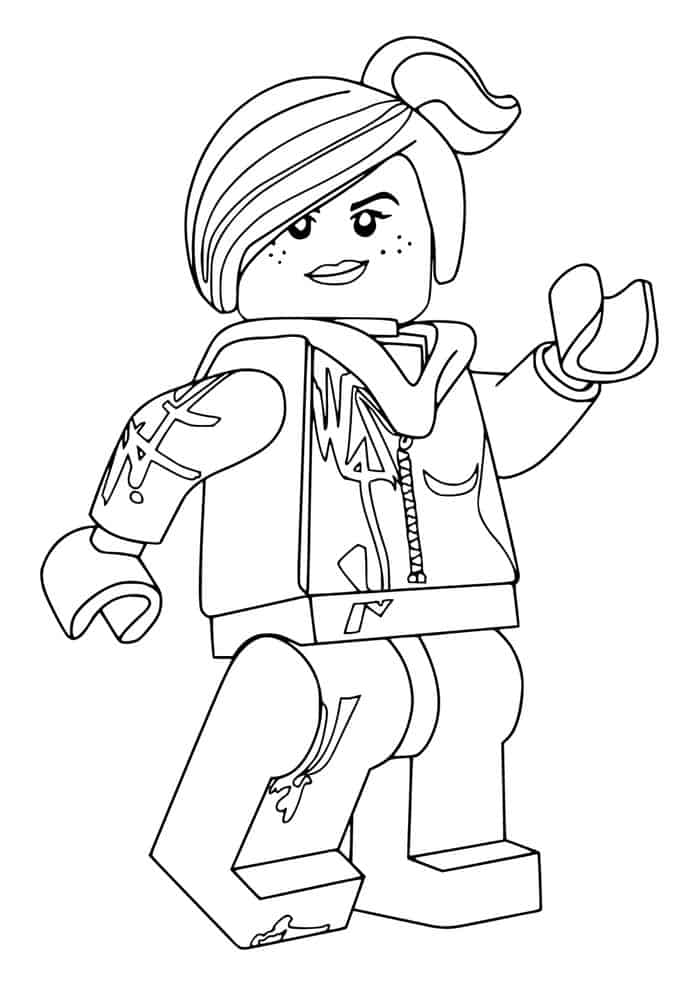Lego Princess Coloring Pages