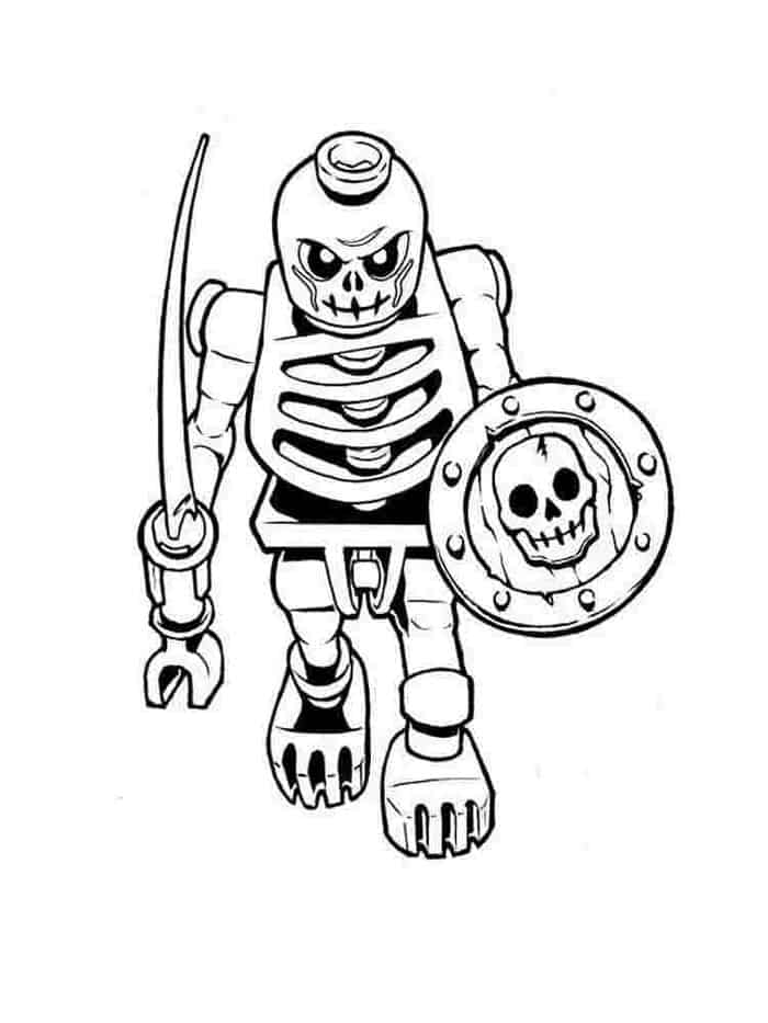 Lego Robot Coloring Pages