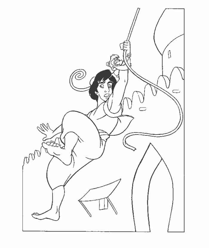 Live Action Aladdin Coloring Pages