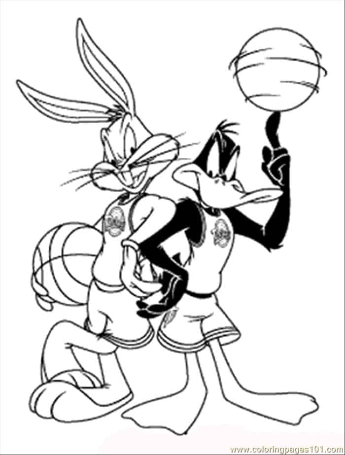 Looney Tunes Coloring Pages Bugs Bunny 1