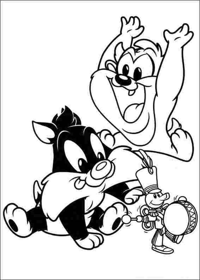 Looney Tunes Coloring Pages Sylvester 1