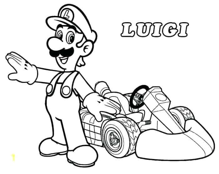 Mario Kart 8 Deluxe Coloring Pages