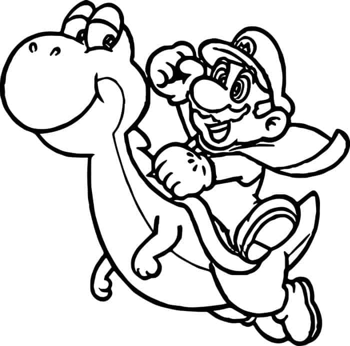 Mario Odyssey Coloring Pages