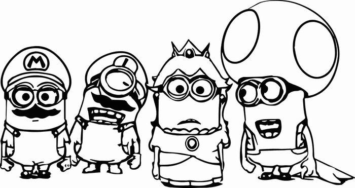 Minion Coloring Pages Online
