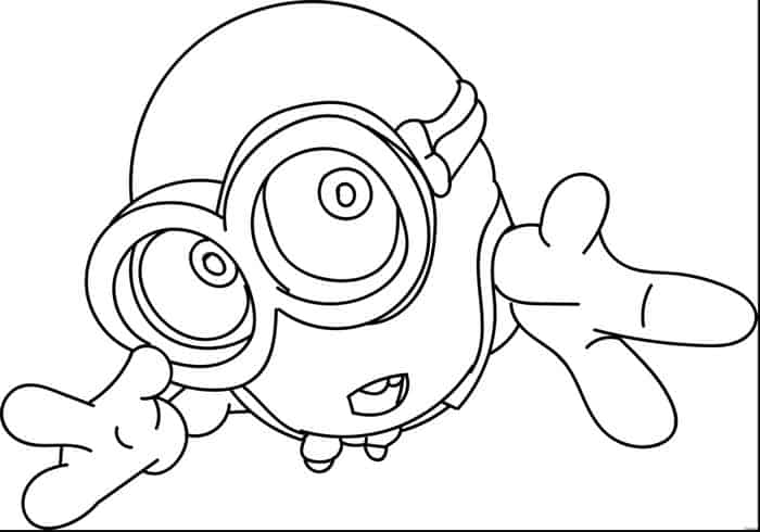 Minion Free Printable Coloring Pages