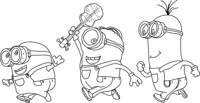 Minion Movie Coloring Pages