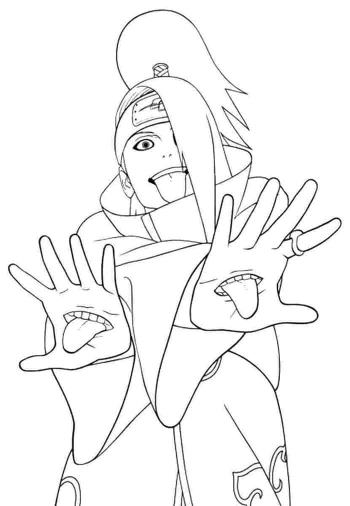Naruto Female Ninja Team Coloring Pages
