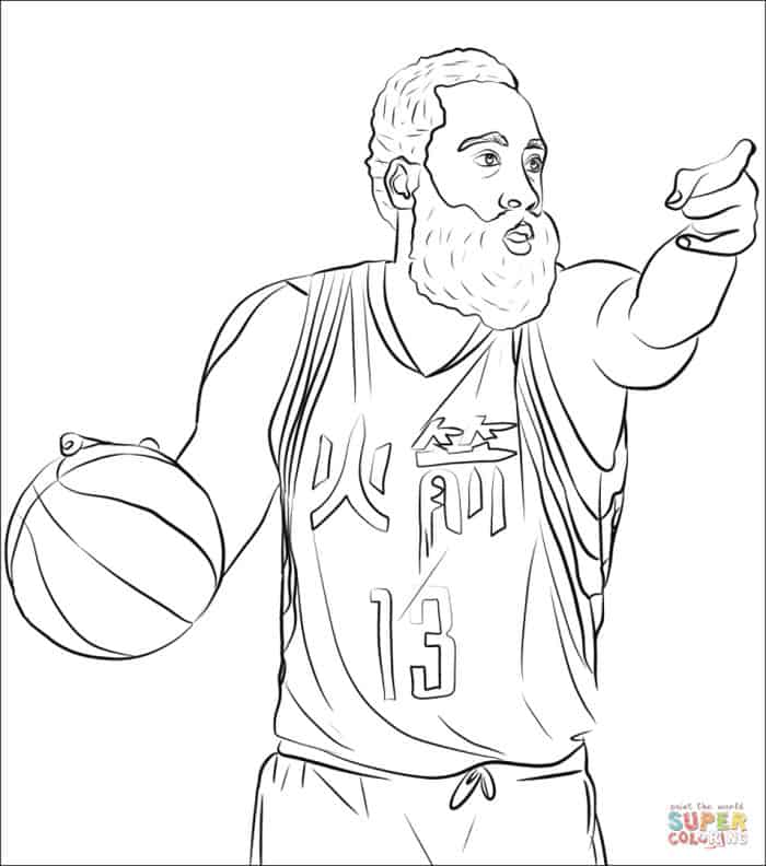 Nba Basketball Coloring Pages
