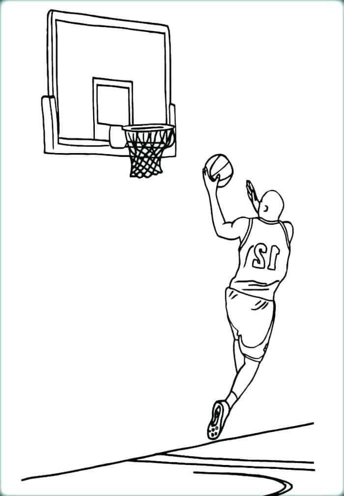 Nba Basketball Players Coloring Pages