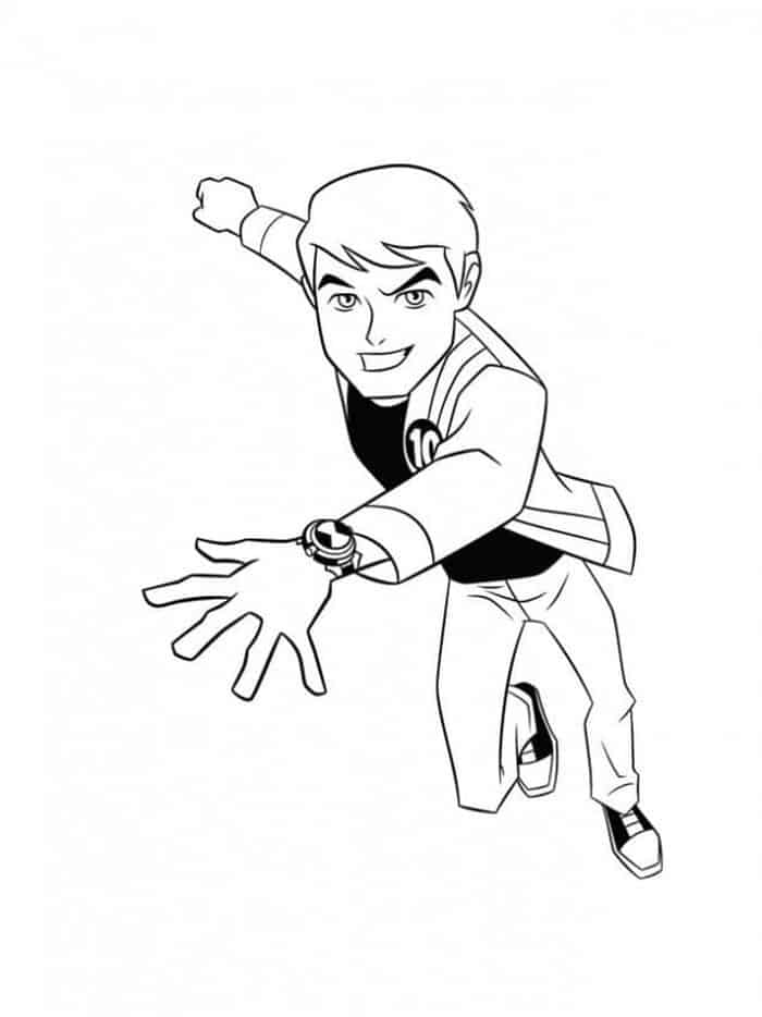 New Ben 10 Coloring Pages
