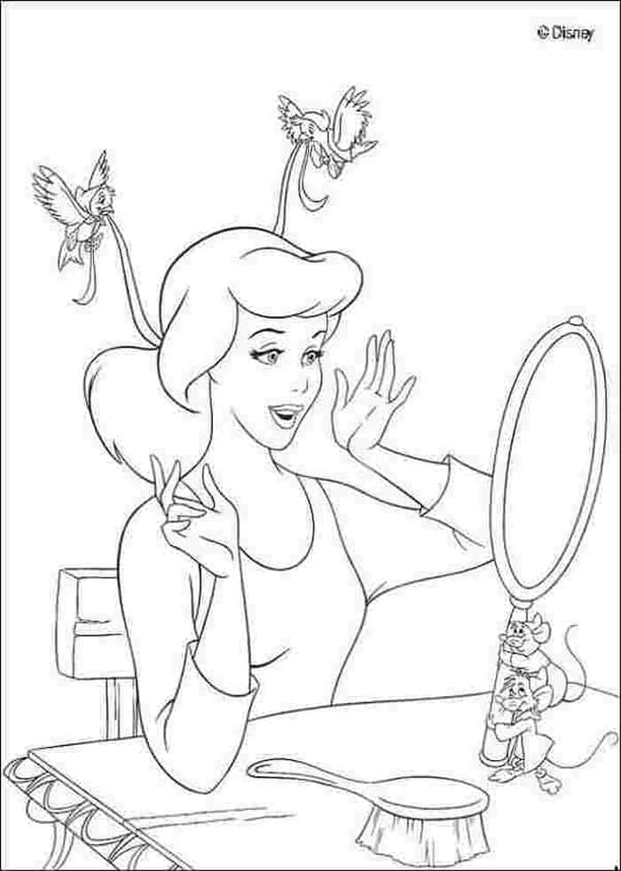 New Cinderella Coloring Pages