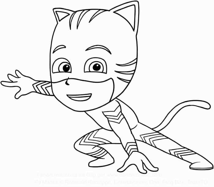Pj Masks Coloring Pages Free