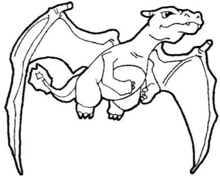 Pokemon Charizard Coloring Pages