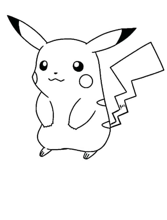 Pokemon Coloring Pages Pikachu