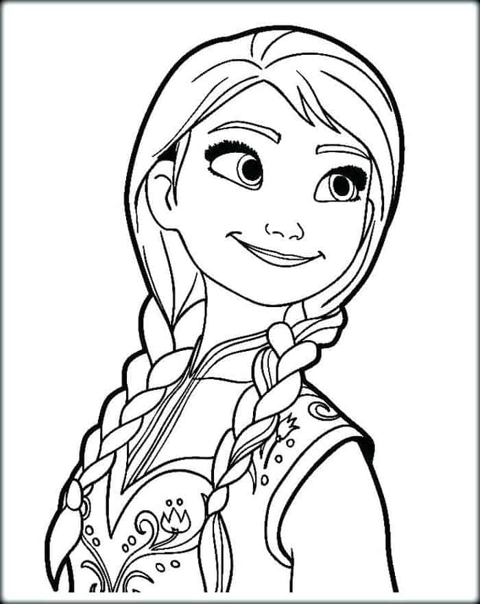 Princess Anna Coloring Pages