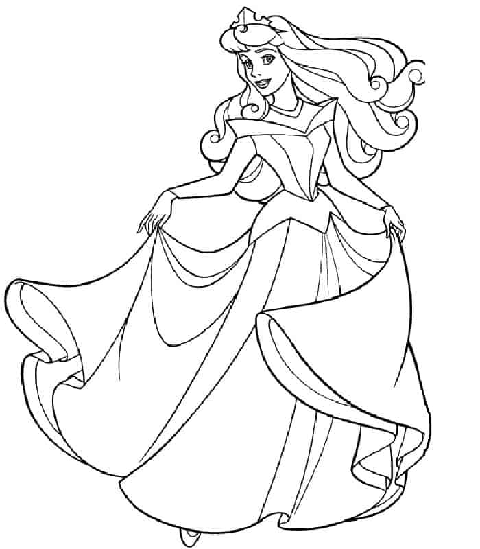 Princess Daisy Coloring Pages