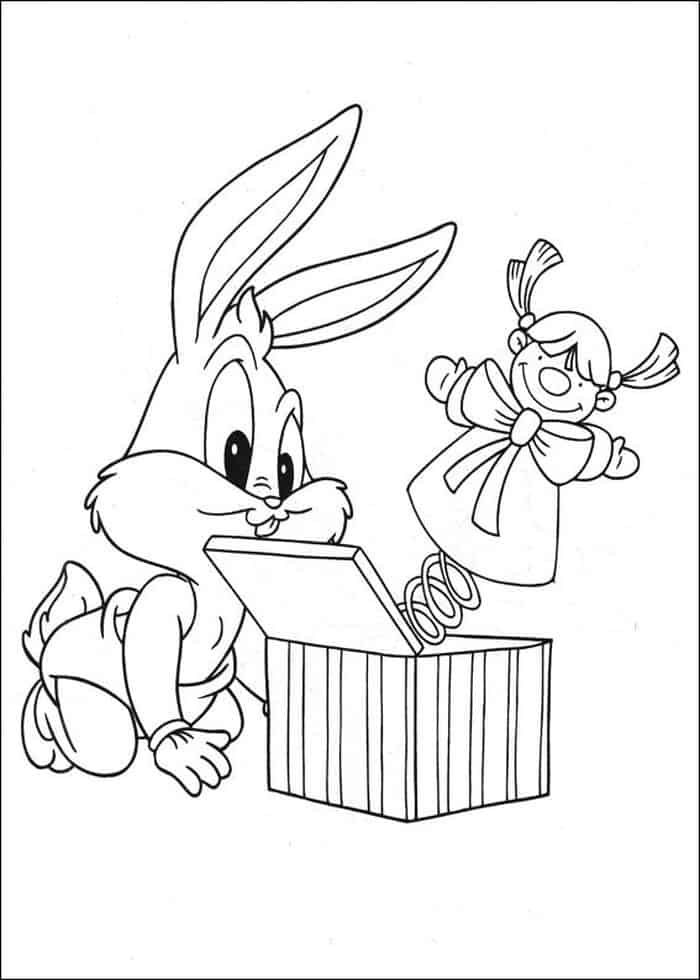 Printable Baby Looney Tunes Coloring Pages 1