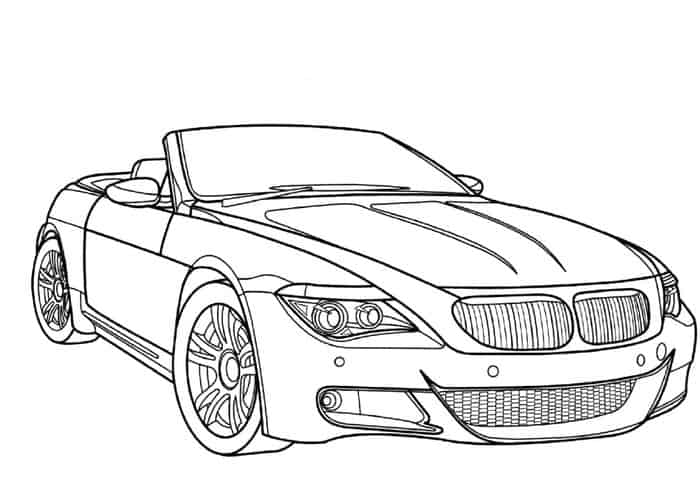 Printable Race Car Coloring Pages