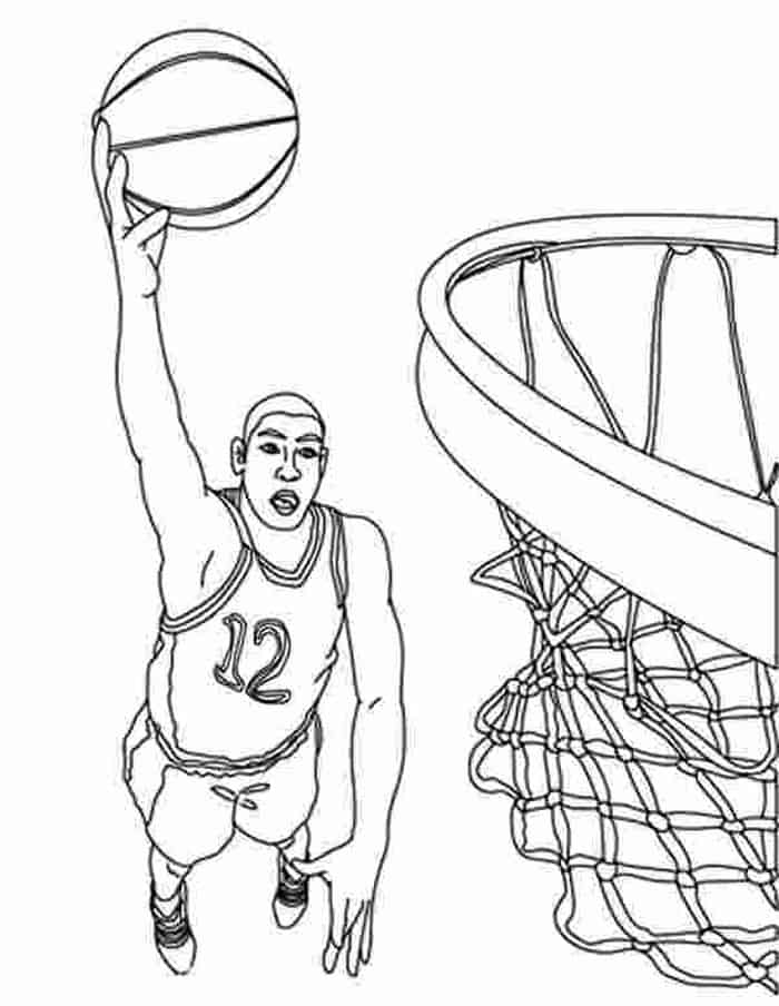 Pro Basketball Coloring Pages
