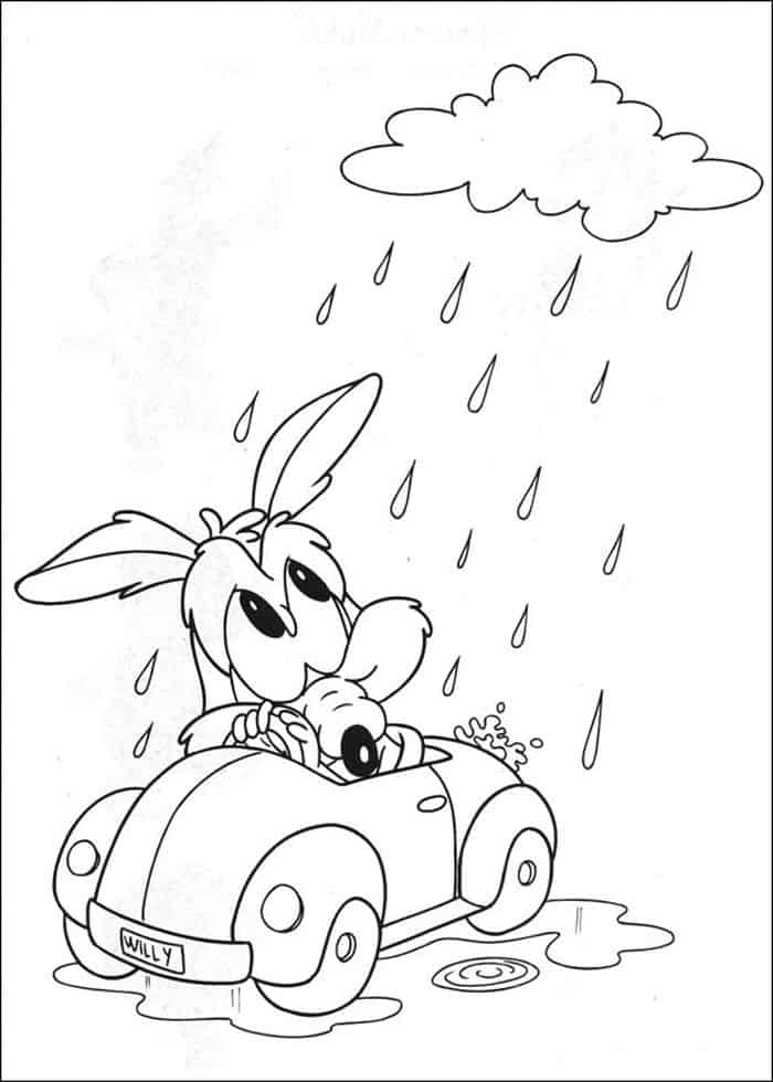 Sad Looney Tunes Coloring Pages 1