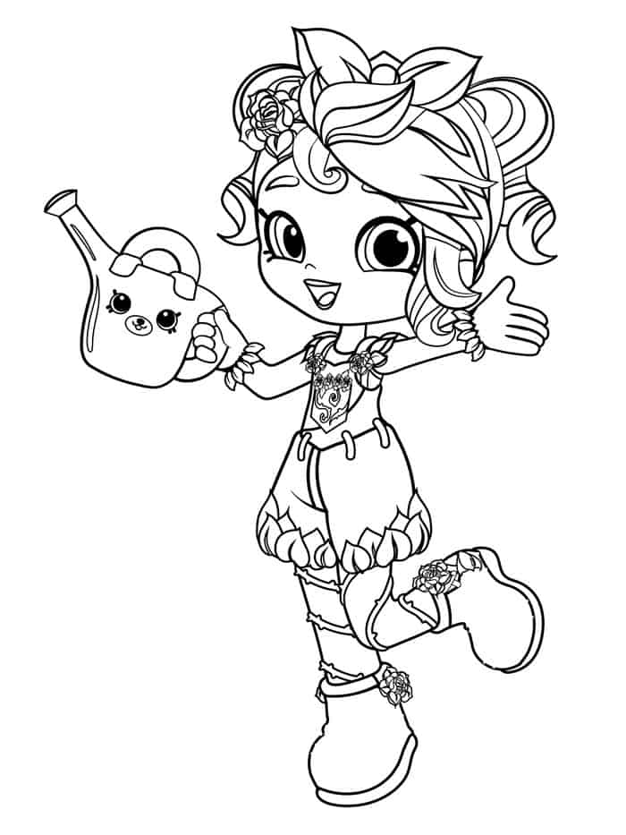 Shopkins Characters Wobbles Coloring Pages