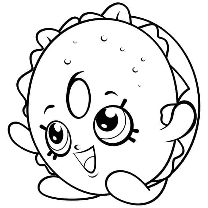 Shopkins Free Coloring Pages