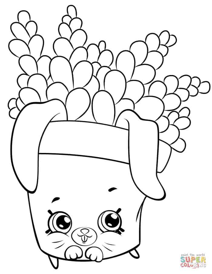 Shopkins Free Printable Coloring Pages