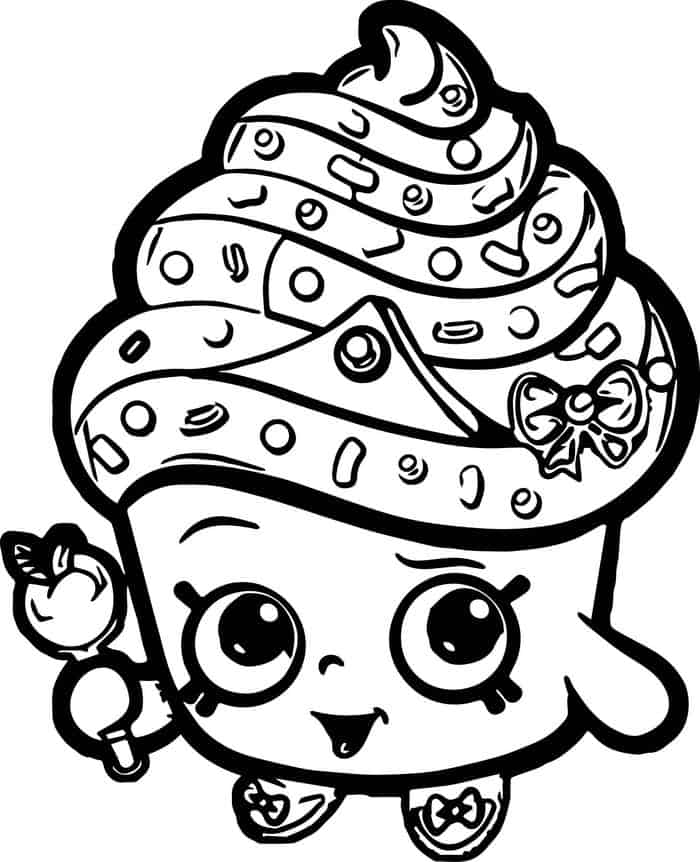 Shopkins Girls Coloring Pages