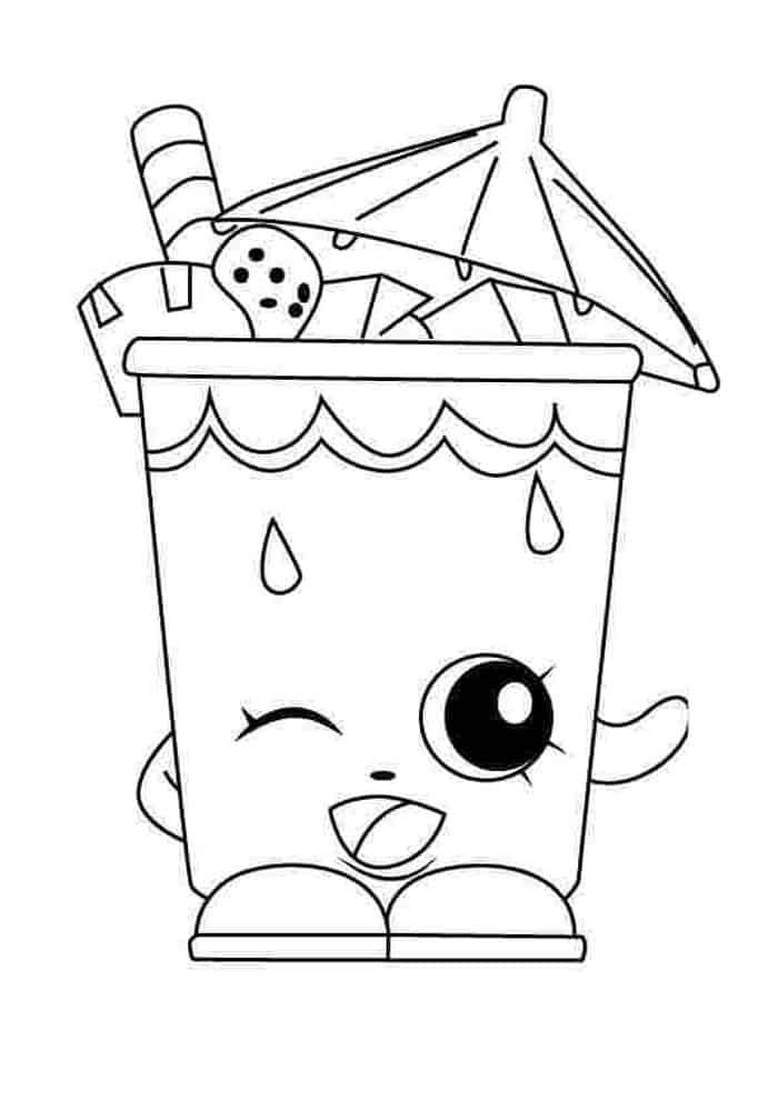 Shopkins Halloween Coloring Pages