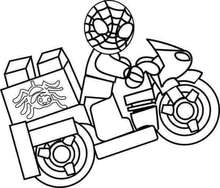 Spiderman Lego Coloring Pages
