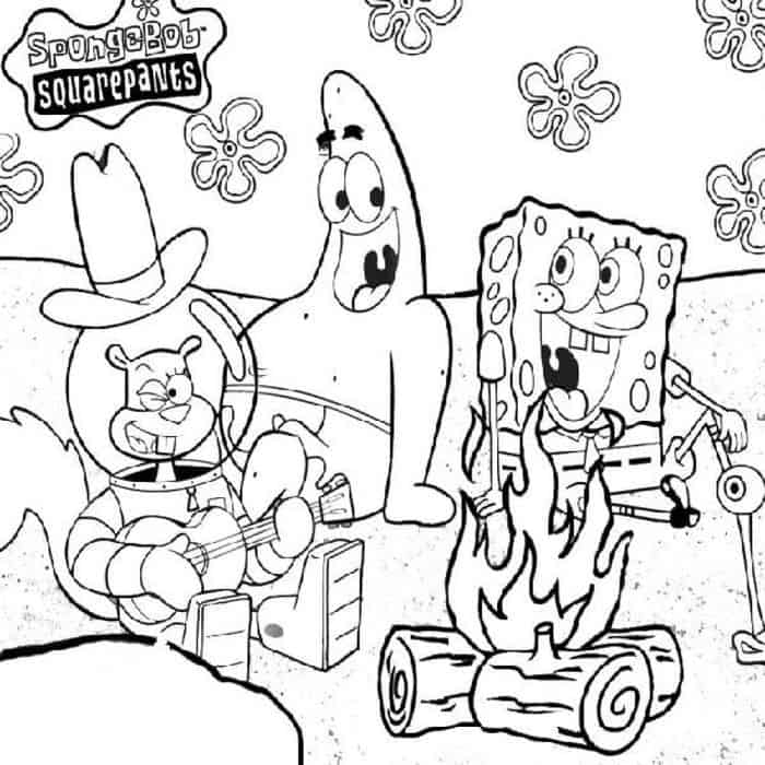 Spongebob Coloring Pages Nickelodeon
