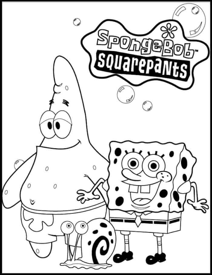 Spongebob Coloring Pages Printables