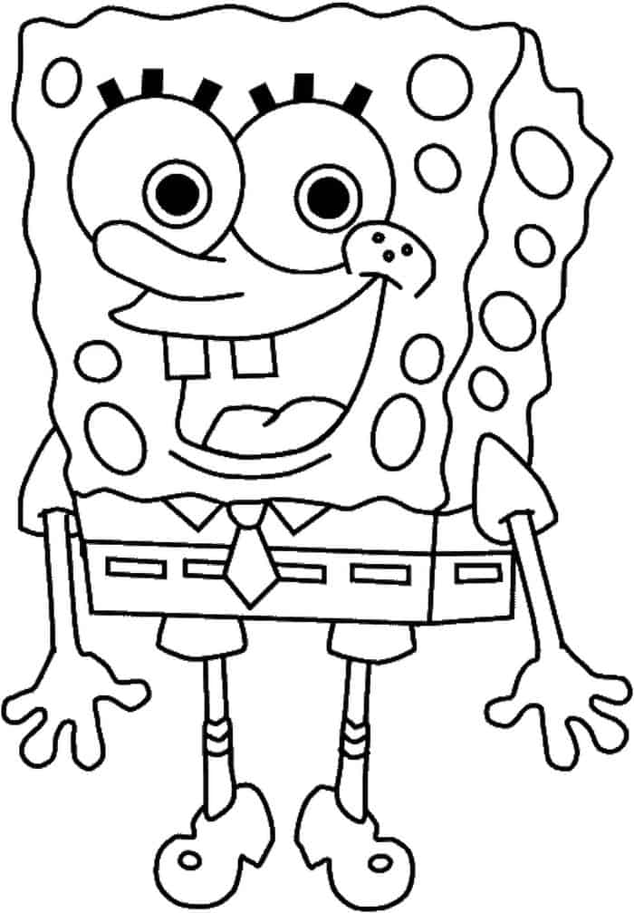Spongebob Free Coloring Pages