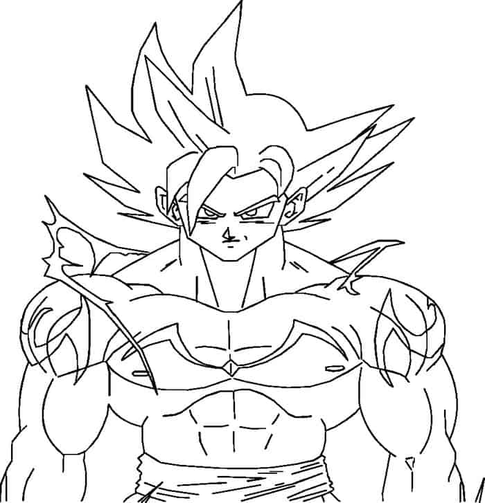 Ssj2 Goku Coloring Pages