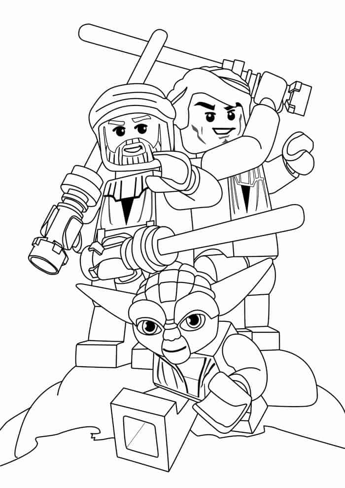 Star Wars Lego Coloring Pages