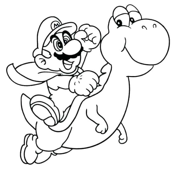 Super Mario Odyssey Coloring Pages