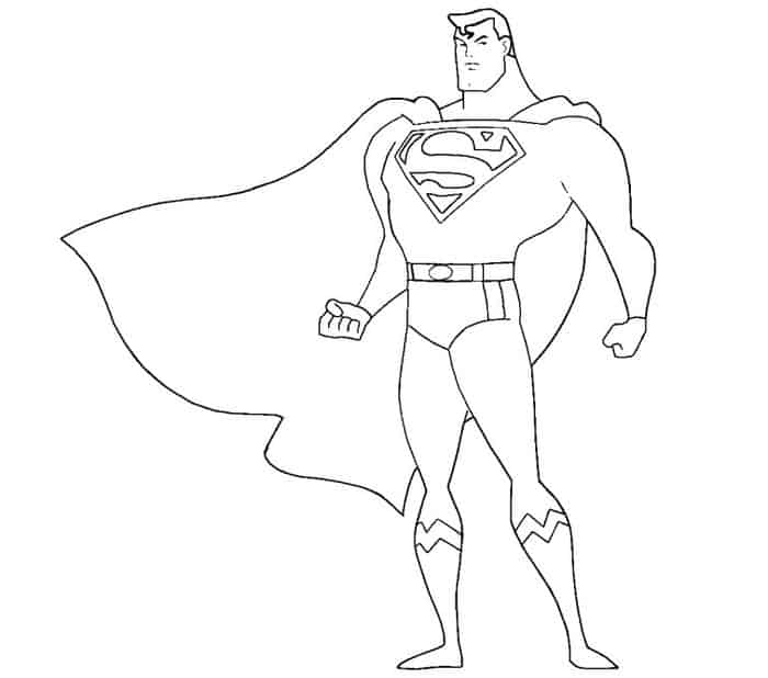 Superman And Irl Coloring Pages