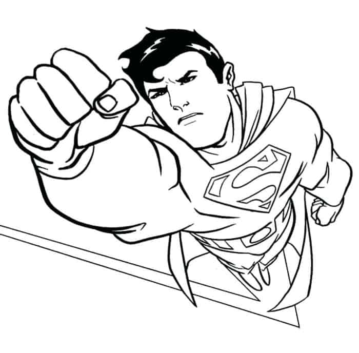Superman Coloring Pages Free Printable