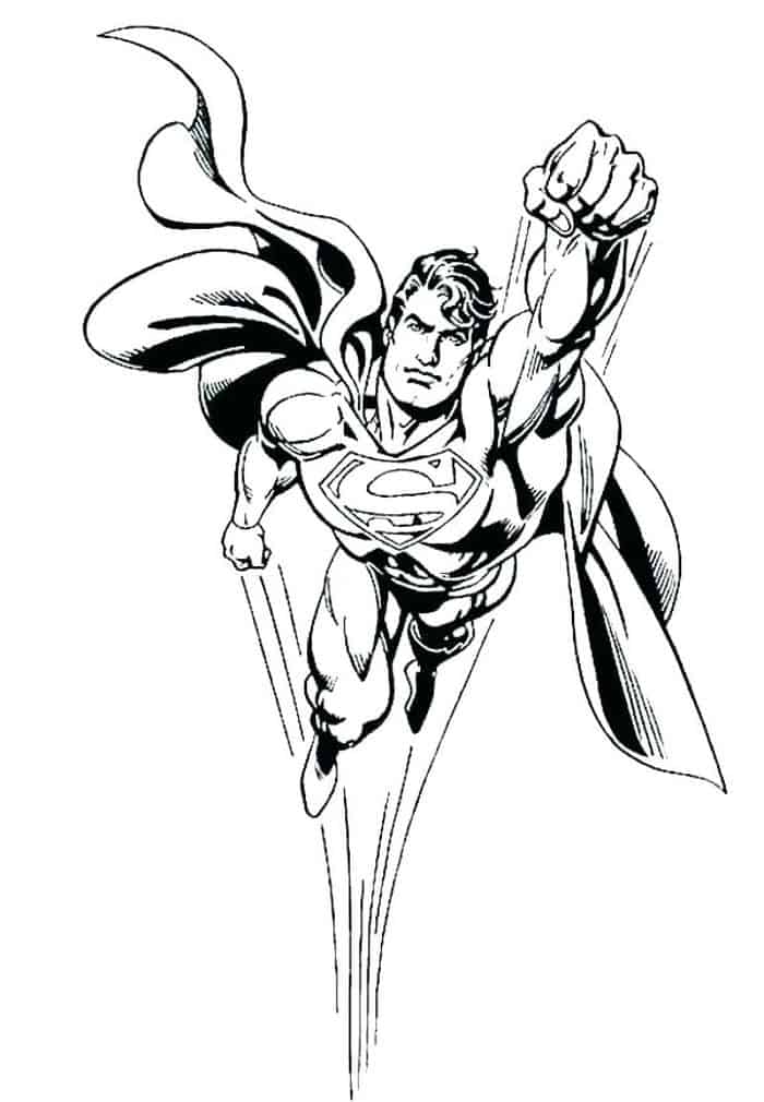 Superman Shield Coloring Pages Free