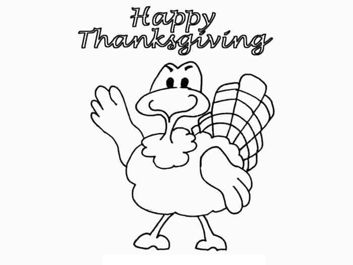 Thanksgiving Coloring Pages To Print