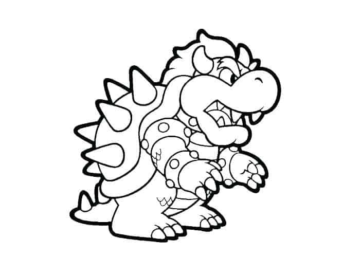 Toad Mario Coloring Pages