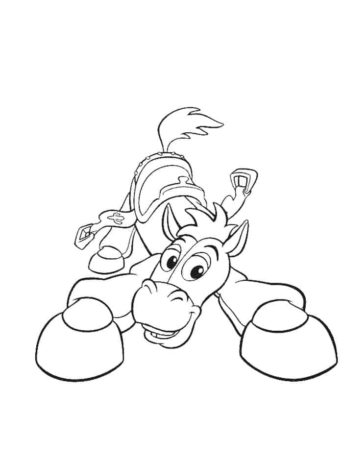 Toy Story Bullseye Coloring Pages