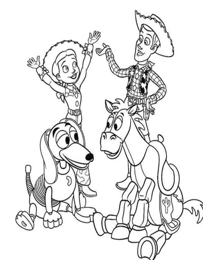 Toy Story Character Coloring Pages