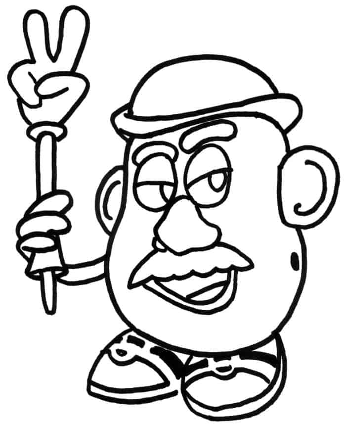 Toy Story Coloring Pages Mr Potato Head